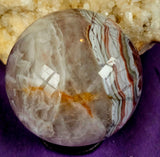 Amethyst & Agate Crystal Sphere ✨🔮💜💎