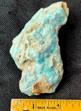 LG. Blue Aragonite Crystal Specimen 🌊🐚🪸🤍💙🔵