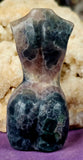 Rainbow Fluorite Crystal Female Torso ✨ 💜🤩🌈💚♀️
