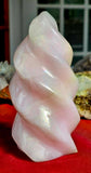 XL Mangano Calcite Crystal Flame 🔥🩷🌸