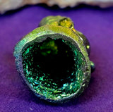 SM. Rainbow Titanium Bismuth Crystal Happy Buddha Figurine ✨💜🙏🕉️🧘🧘‍♀️