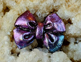Rainbow Titanium Bismuth Crystal Bow Tie ✨🌈🩷💜🎀