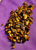 Tigers Eye Crystal Chips 3oz Lot 🐅👁️🍂✨