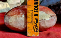 XXL Rose Calcite Crystal Puffy Heart 💕🌹🩷🌸🌷