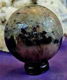 Moonstone, Garnet, Black Tourmaline, & Mica Crystal Sphere 🔮✨🤩💎