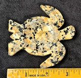 Yellow Jasper Crystal Turtle Trinket Dish 🐢💛✨🖤