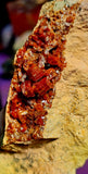 Raw Vanadinite in Dendritic Feldspar Crystal Specimen ✨💖💥❣️