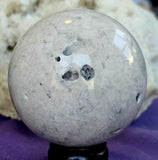 Blue Banded Agate Crystal Sphere #2 💙✨🔮💎🔵