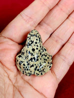 Dalmatian Jasper Crystal Frog Figurine 🐸