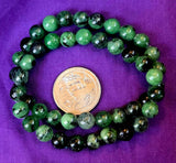 Zoisite Crystal Stretch Bracelet ✨📿🩷💚