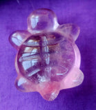 Rainbow Fluorite Crystal Turtle Carving 🐢💜💙💛💚🔮🐢✨
