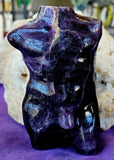XL Fluorite Crystal Male Torso Carving ✨💜🤩♂️🏋️💪