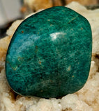 Amazonite Crystal Palmstone ✨🤩💎🌊💠
