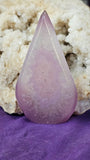 Dyed Pink Agate Crystal Tear Shaped Freeform ✨🩷