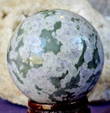 Lucky Jade Crystal Sphere 💚🌸🔮✨💜