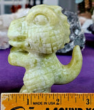XL Lemon Jade Crystal T-Rex Dinosaur Statue 🦖🦕🤍✨🍋💚