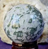 Lucky Jade Crystal Sphere 💚🌸🔮✨💜