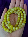 Lemon Jade Crystal Stretch Bracelet ✨ 📿 💚 🍋💛