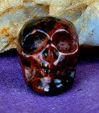 Mahogany Obsidian Crystal Mini Skull 🖤💀❤️
