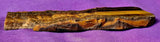 LG. Tigers Eye Lapidary Grade Partially Polished/Raw Crystal Slab 👁️✨🤩🐅🐯⚜️