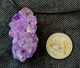 Raw Amethyst Crystal Necklace 💜✨📿