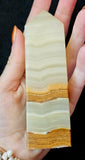 Banded Onyx Obelisk Crystal Tower 💚🗼✨🍂