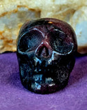 Garnet Crystal Mini Skull 🤩💀❤️🌹🖤