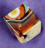 Sardonyx Crystal Floating Cube ✨🤍🖤❤️✨🟥⬛⬜
