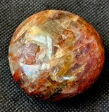 Red Hematoid aka Fire Quartz Crystal Palmstone ✨🤩🌈🔥