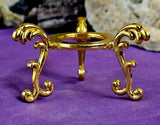 Gold Metal Crystal Sphere Holder