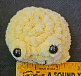 Handmade Crocheted MD. Yellow Frog Plushie 💛✨🐸💚