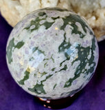 Lucky Jade Crystal Sphere 💚🌸🔮✨💜