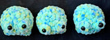 Handmade Teal Confetti Crocheted Frog Plushie 🥹🐸💚