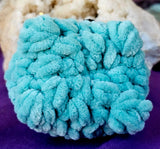 Handcrafted Teal Crocheted Frog Plushie