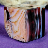 Sardonyx Crystal Floating Cube ✨🤍🖤❤️✨🟥⬛⬜