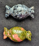 Unakite & Larvikite Crystal Candy Carvings 🍭🍬🍫