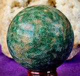 Green & Yellow Jasper Crystal Sphere 💚🔮✨💛