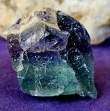 Raw Rainbow Fluorite Crystal Specimen 💚🌈💜💙