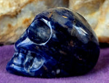 Sodalite Crystal Mini Skull 🌀🌊💀💎✨🤍