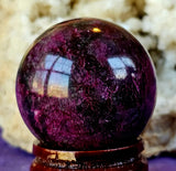 Pink Peach Blossom Jasper Crystal Sphere ✨🔮🌸🩷🍑