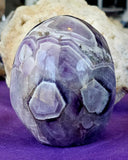 LG. Chevron Amethyst Crystal Skull
