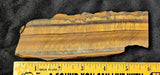 LG. Tigers Eye Lapidary Grade Partially Polished/Raw Crystal Slab 👁️✨🤩🐅🐯⚜️