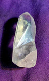 Aura Coated man-altered Clear Quartz Crystal Point 3oz ✨💎🌈