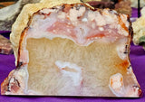 LG. Flower Agate w/Red Hematoid Crystal Slab 🌸✨🤩🌹