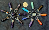 Assorted Chakra Crystal Energy Generator Grid