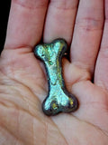 Rainbow Titanium Bismuth Crystal Bone 🦴🍗✨🌈🐕