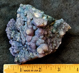 Raw Grape Agate Crystal Specimen 💚🤩✨🍇💜