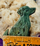 Assorted Jasper Crystal Dog Silhouette w/Inner Wolf ✨🐕🐾🐺