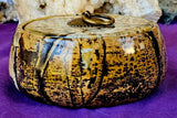 Exquisite MD. Picture Jasper Crystal Bowl w/Lid 🖼️