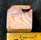 Sardonyx Crystal Floating Cube ✨🤍🖤❤️✨🟥⬛⬜